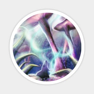 Fantasy mushrooms Magnet